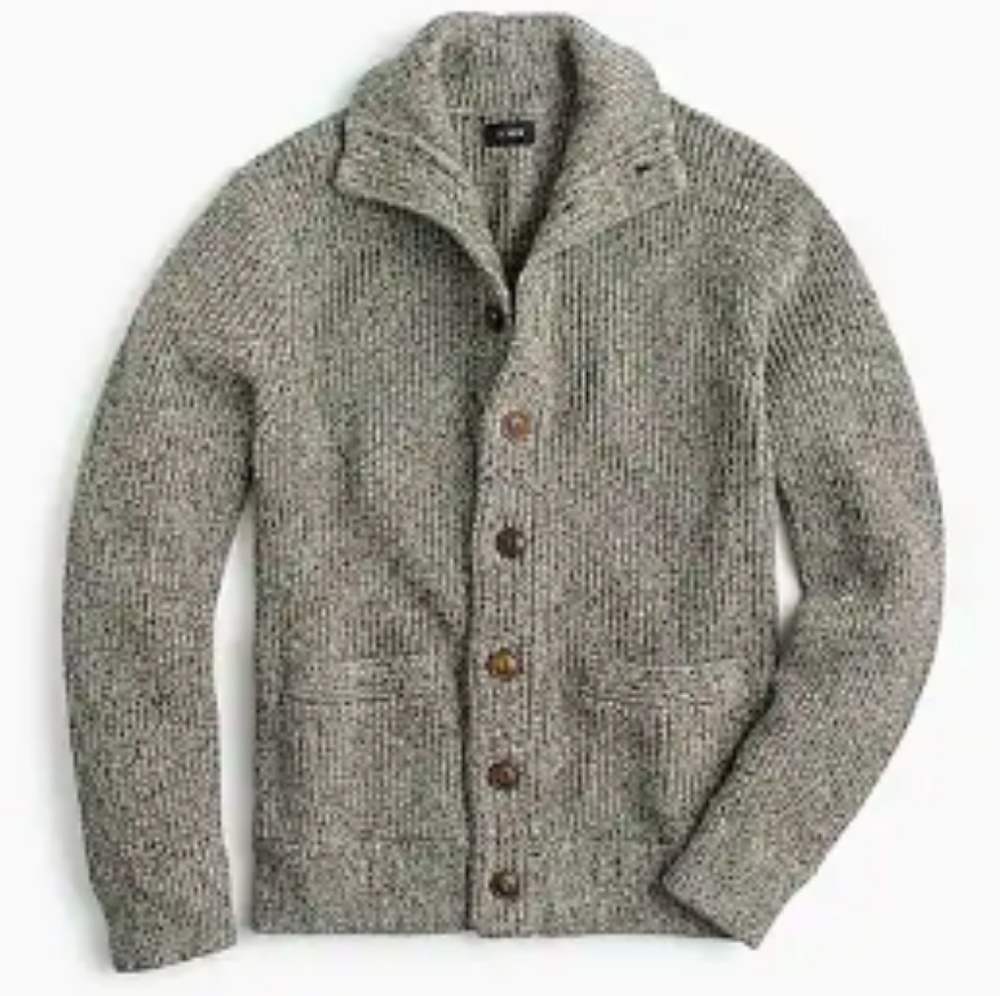 J Crew Cardigan olive green